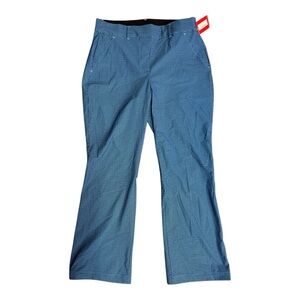 NWT SPANX Sunshine Kick Flare Geo Scape Blue Pants Size Medium